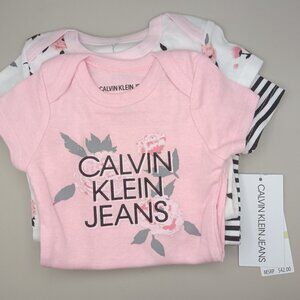 Calvin Klein 4 piece onesies